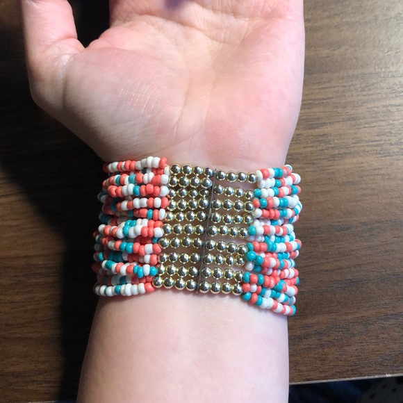 Multi Color Beaded Bracelet - Picture 5 of 5